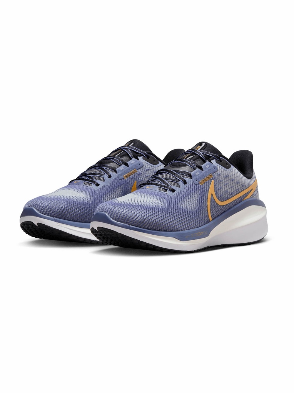 Nike Women’s Vomero 17 Diffused Blue Gold Running Shoes Size 7